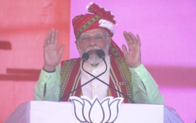  Voting For Cong, Cpi-m Will Facilitate Return Of Violence, Corruption: Modi In T-TeluguStop.com