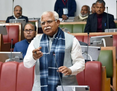  With No New Taxes, Haryana Cm Proposes Budget Of Rs 1,83,950 Cr-TeluguStop.com