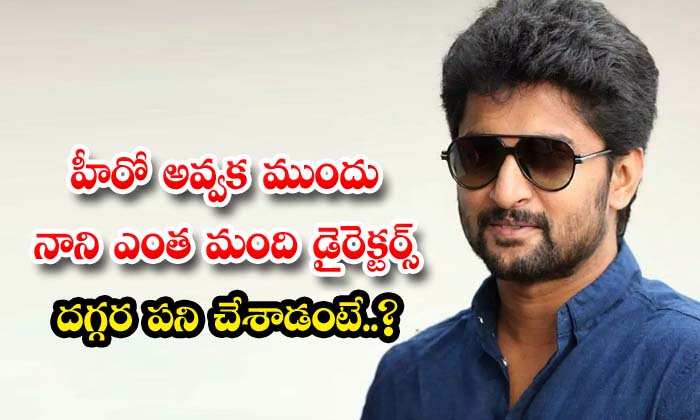 How Many Directors Did Nani Work With Before Becoming A Hero ,nani , Ashtachamma How Many Directors Did Nani Work With Before Becoming A Hero ,nani , Ashtachamma-TeluguStop.com