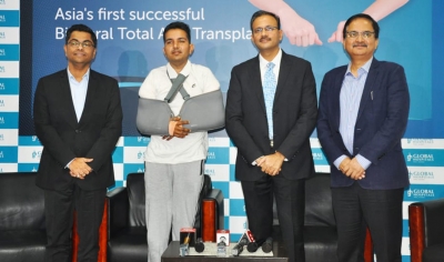  12-year Handicap Ends For Raj Man After Asia's 1st Bilateral Total Arm Transplan-TeluguStop.com