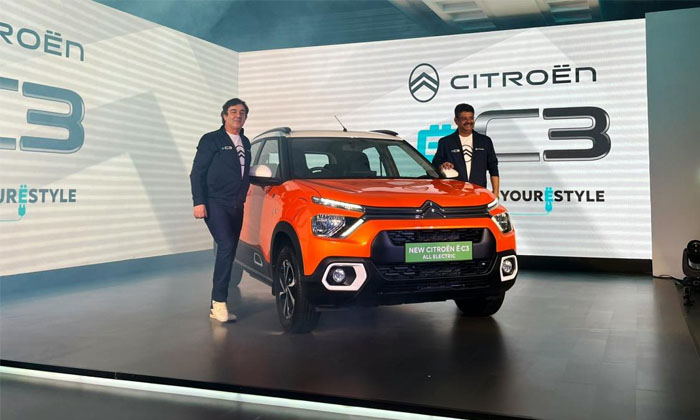  Citroen E C3 Electric Hatchback Launched In India Price And Features Details-TeluguStop.com