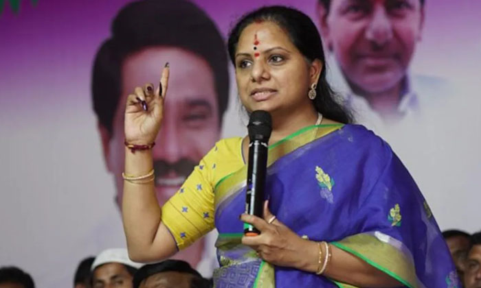  Mlc Kavita Is Afraid Of Ed ,mlc Kavita , Ed, Brs , Kcr , Ts Politics , Ktr, Bj-TeluguStop.com