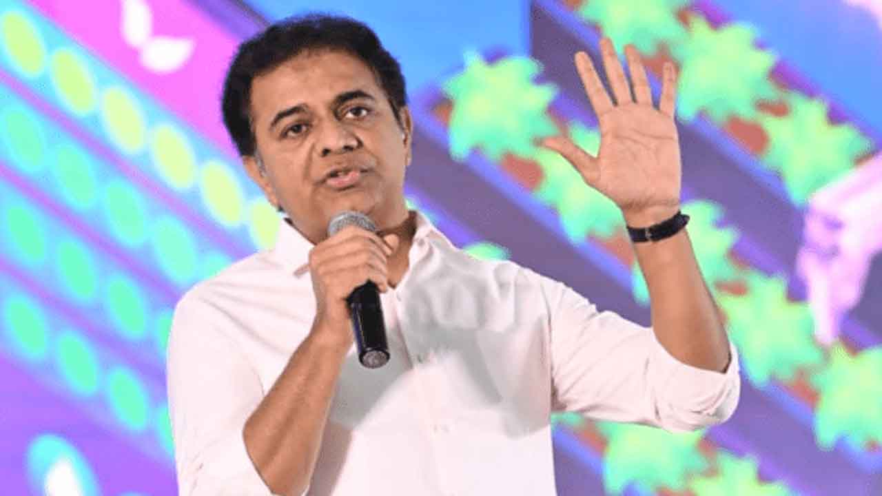  Ktr Blames Centre Over Delay In Amberpet And Uppal Flyover Works-TeluguStop.com