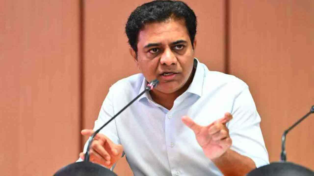  Centre Should Apologise To The Nation For Skyrocketing Fuel Prices : Ktr-TeluguStop.com