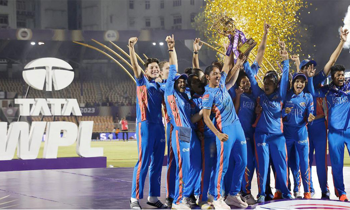  Mumbai Indians Clinched The Women Premier League Title Details, Wpl 2023 Final,-TeluguStop.com