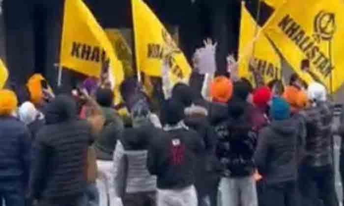  Separatist Groups Gather For Low-key Protest At Indian Mission In London , Londo-TeluguStop.com