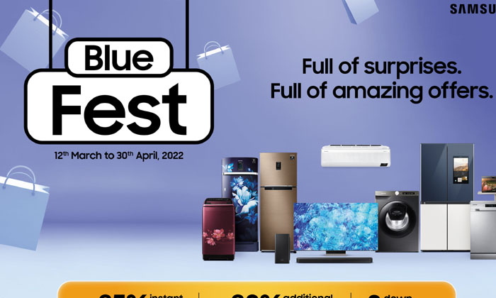  The Much Awaited 2023 Samsung Blue Fest Is Here Huge Discounts, 2023 Samsung, Bl-TeluguStop.com