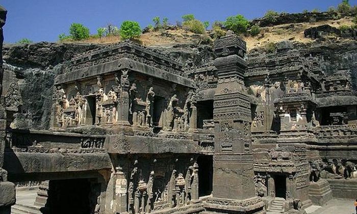 Telugu Aurangabad, Bakti, Cave Ellora, Devotional, Kailasa Temple, Maharashtra-T