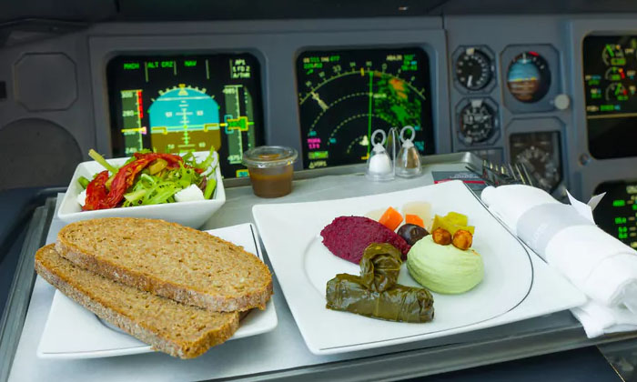 While Driving The Flight, The Two Pilots Have Different Food For The Same Reason-TeluguStop.com