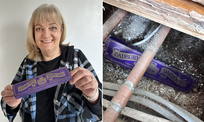  Woman Finds 100-year-old Cadbury Dairy Milk Wrapper Details, Dairy Milk, Chocola-TeluguStop.com