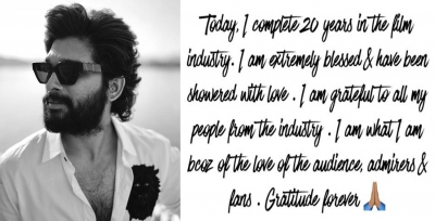  Allu Arjun Pens A Thank You Note On Completing 20 Years In Film Industry-TeluguStop.com