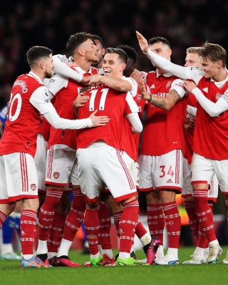  Arsenal Move Five Clear In Premier League, Sheffield Utd And Grimsby Cause Fa Cu-TeluguStop.com