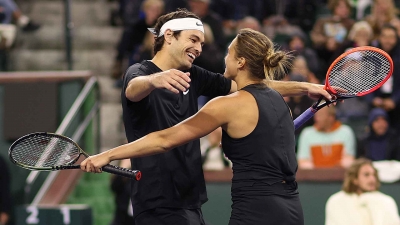  Atp, Wta Stars Unite For Mixed Doubles Exhibition At Indian Wells-TeluguStop.com