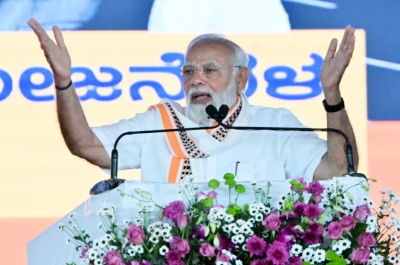  Cong Concerned About My Grave, I Am Concerned About Development: Pm Modi-TeluguStop.com