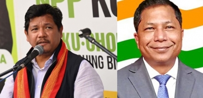  Conrad Sangma, Mukul Sangma Are Leading, Bjp State President Trailing-TeluguStop.com