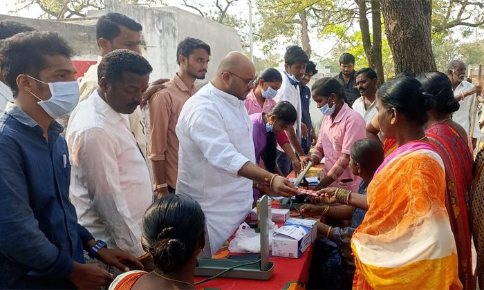  Free Medical Camp At Nalgonda Kanchanapalli Village By Nagam Foundation,free Med-TeluguStop.com