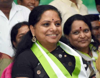  K. Kavitha Joins Ed Probe In Delhi Excise Policy Scam Case-TeluguStop.com