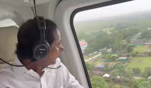  Cm Kcr Aerial Survey In Khammam District..!!-TeluguStop.com