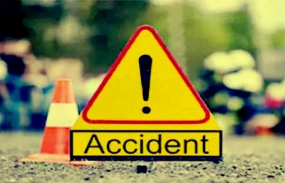  Man Dies In Road Accident In West Delhi-TeluguStop.com