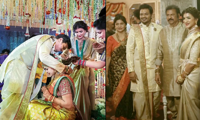  Manchu Lakshmi Shared Manchu Manoj Mounika Wedding Video Viral Details ,mounika-TeluguStop.com