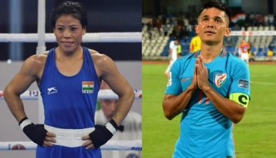  Mary Kom, Sunil Chhetri Bat For A Sports-friendly India, Urge Nation To Adopt Sp-TeluguStop.com