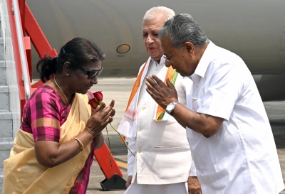  President Murmu Arrives On Two-day Visit To Kerala-TeluguStop.com