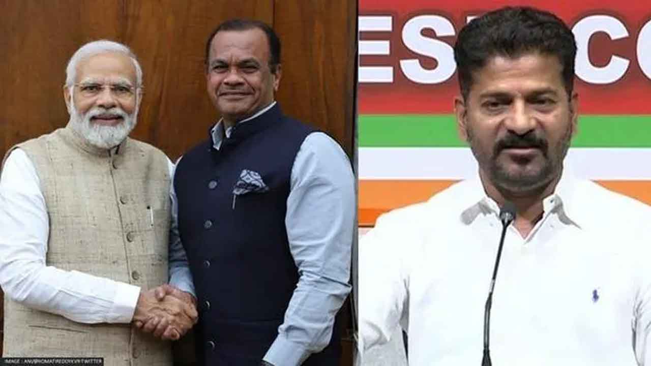  Revanth Reddy Fumes Over Mp Komatireddy Meeting Pm Modi-TeluguStop.com