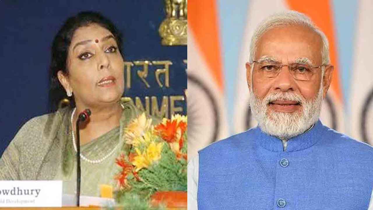  Renuka Chowdhury To File Defamation Case Against Pm Modi Over ‘surpanakha&-TeluguStop.com