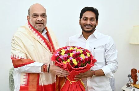  Cm Jagan Met Union Home Minister Amit Shah..!-TeluguStop.com