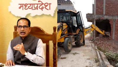  Shivraj Turns To Bulldozer To Shore Up His Image In Poll-bound Mp-TeluguStop.com