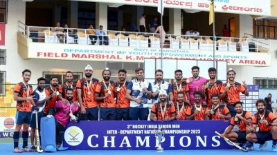  Sr Men's Inter-department Hockey: Pspb Win Title With Win Over Railways In Final-TeluguStop.com