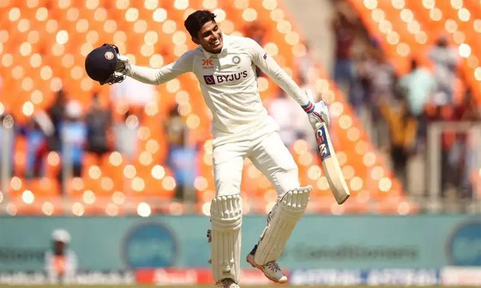  Subhman Gill Creates Record With Century Against Australia Test Match Details, S-TeluguStop.com