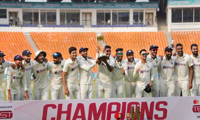  Team India Win The Border Gavaskar Trophy , Team India , Border Gavaskar Tro-TeluguStop.com