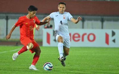  Tri-nation Football: Myanmar, Kyrgyz Republic Play Out 1-1 Draw-TeluguStop.com