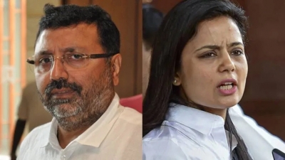  Trinamool's Mahua Moitra, Bjp's Nishikant Dubey In Heated Spat Over Latter's Deg-TeluguStop.com