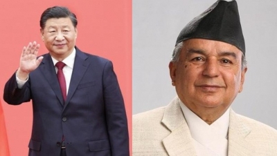  Xi Congratulates Poudel On Assuming Presidency Of Nepal-TeluguStop.com