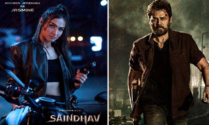  Team 'saindhav' Welcomes Andrea Jeremiah As Jasmine, Andrea Jeremiah , Saindha-TeluguStop.com