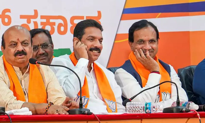 Is Bjp Taking A Risk?, Bjp , Jds , Congress , Karnataka Election , Basavaraj Bom Is Bjp Taking A Risk?, Bjp , Jds , Congress , Karnataka Election , Basavaraj Bom-TeluguStop.com