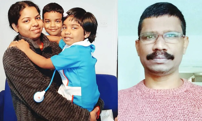  Husband Pleads Guilty To Murder Of Indian Nurse Their 2 Kids In England Details,-TeluguStop.com