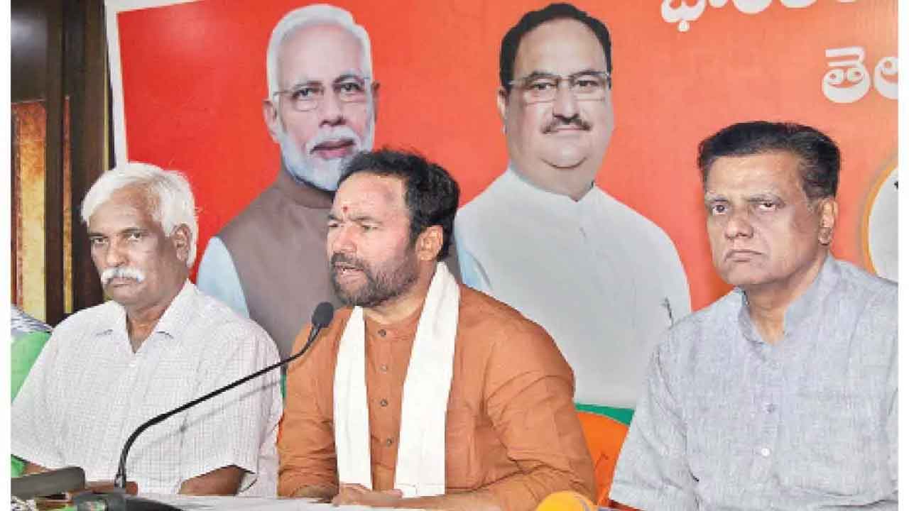  Kcr Has No Right To Talk On Vizag Steel Plant : Kishan Reddy-TeluguStop.com