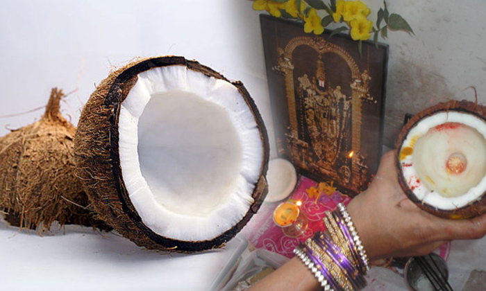  What Happens If Flower Appears In Coconut,coconut,coconut Facts,god,hindu Tradit-TeluguStop.com