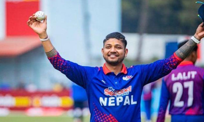  Nepal Cricketer Sandeep Lamichanne Sensational Record.. The First Bowler In The-TeluguStop.com