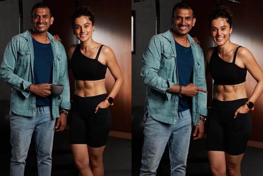  Taapsee Pannu Flaunts 6-pack Abs On Insta, Pics Gone Viral!-TeluguStop.com