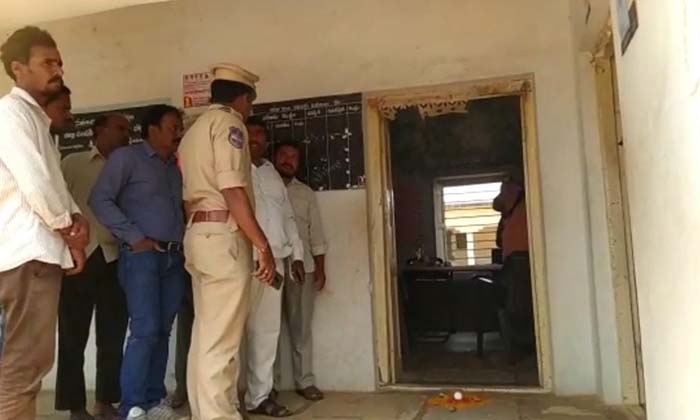  The Chaos Of Occult Worship In The Government School , Battugudem Village , Occu-TeluguStop.com