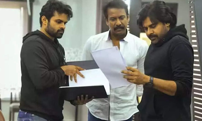  Pawan Kalyan And Sai Dharam Tej Vinodhaya Sitham Update, Vinodhaya Sitham, Samut-TeluguStop.com