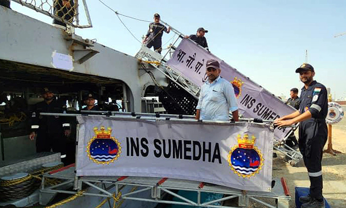  About Indian Navys Ship Ins Sumedha Operation , Sumedha Operation , Indian Navy-TeluguStop.com