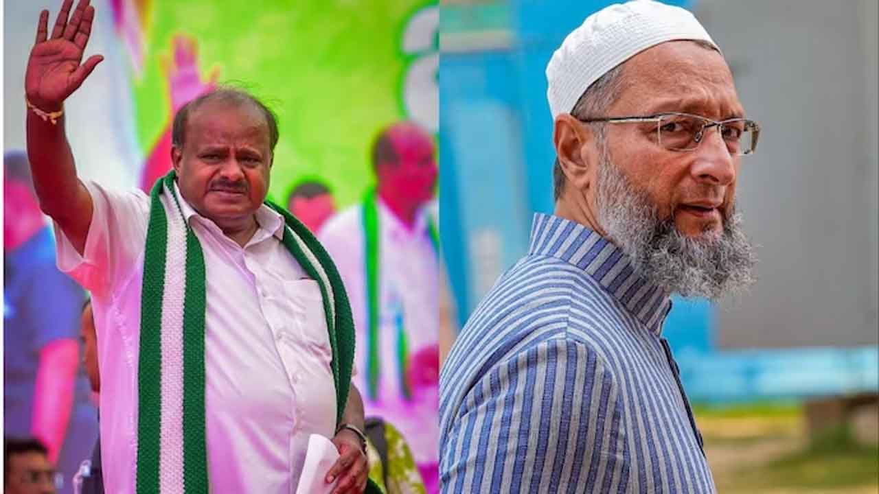  Karnataka : Kumaraswamy Announces Jd(s) – Aimim Pre Poll Alliance-TeluguStop.com