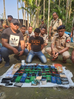  Assam Police Seize Drugs Valued At Rs 10cr; Arrest 2-TeluguStop.com