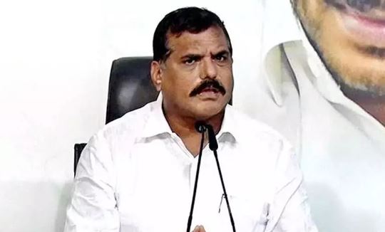  Minister Botsa Anger Against His Own Party Leaders-TeluguStop.com