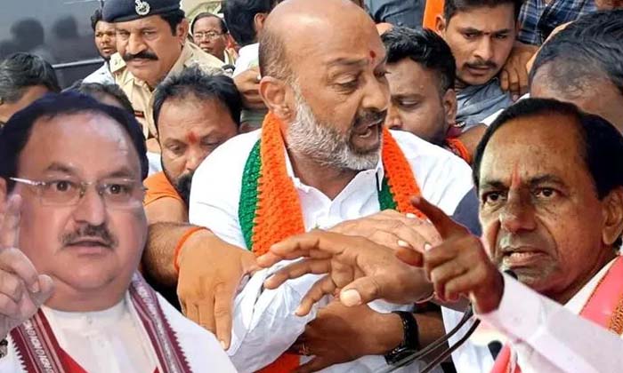  Central Bjp Serious About Bandi Sanjay Arrest Issue, Bjp ,cm Kcr , ,bandi Sanjay-TeluguStop.com